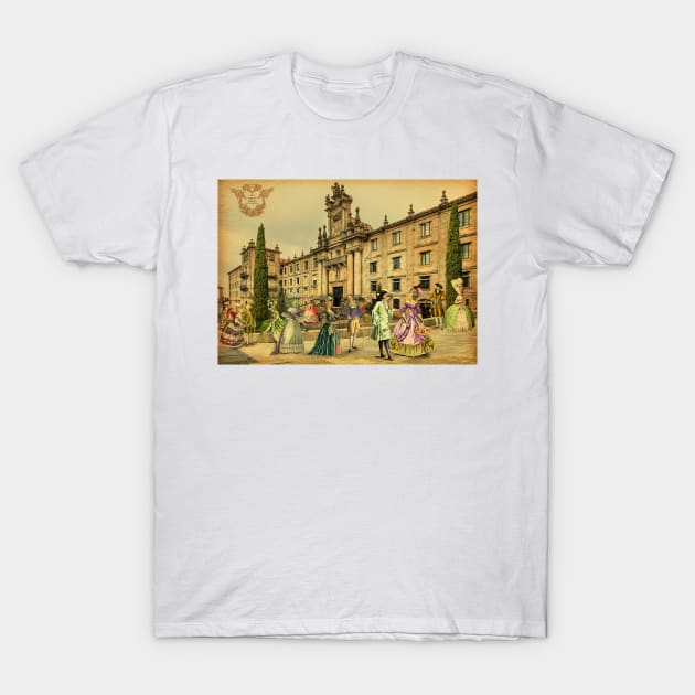 San Martín Pinario de Compostela, siglo XVIII (Santiago de Compostela) T-Shirt by PrivateVices